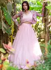 Femina Vol 1 Georgette Wholesale Top And Lehenga Collection